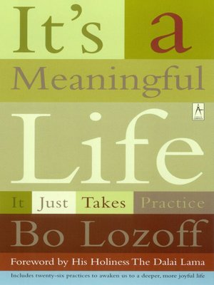 cover image of It's a Meaningful Life